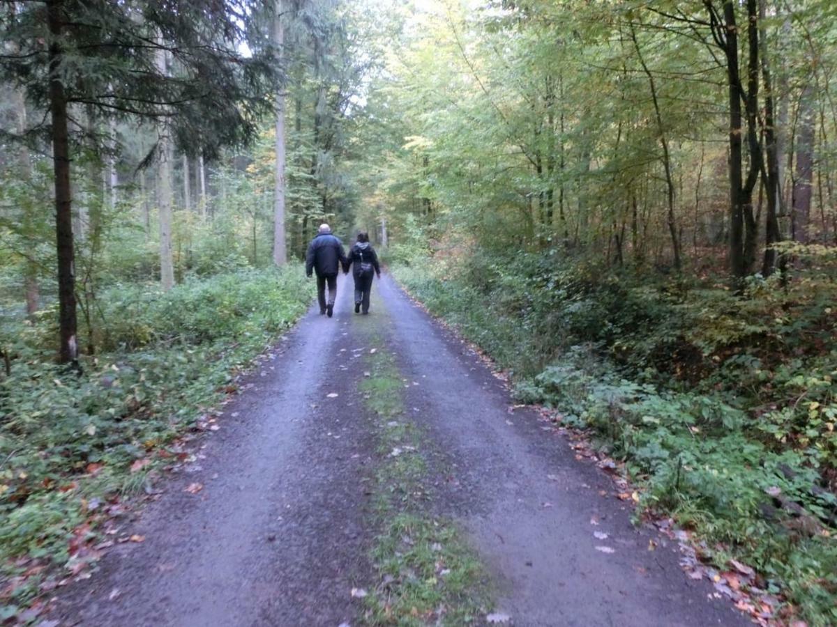 Ferienwohnung Am Gruenen Band Hellingen Kültér fotó